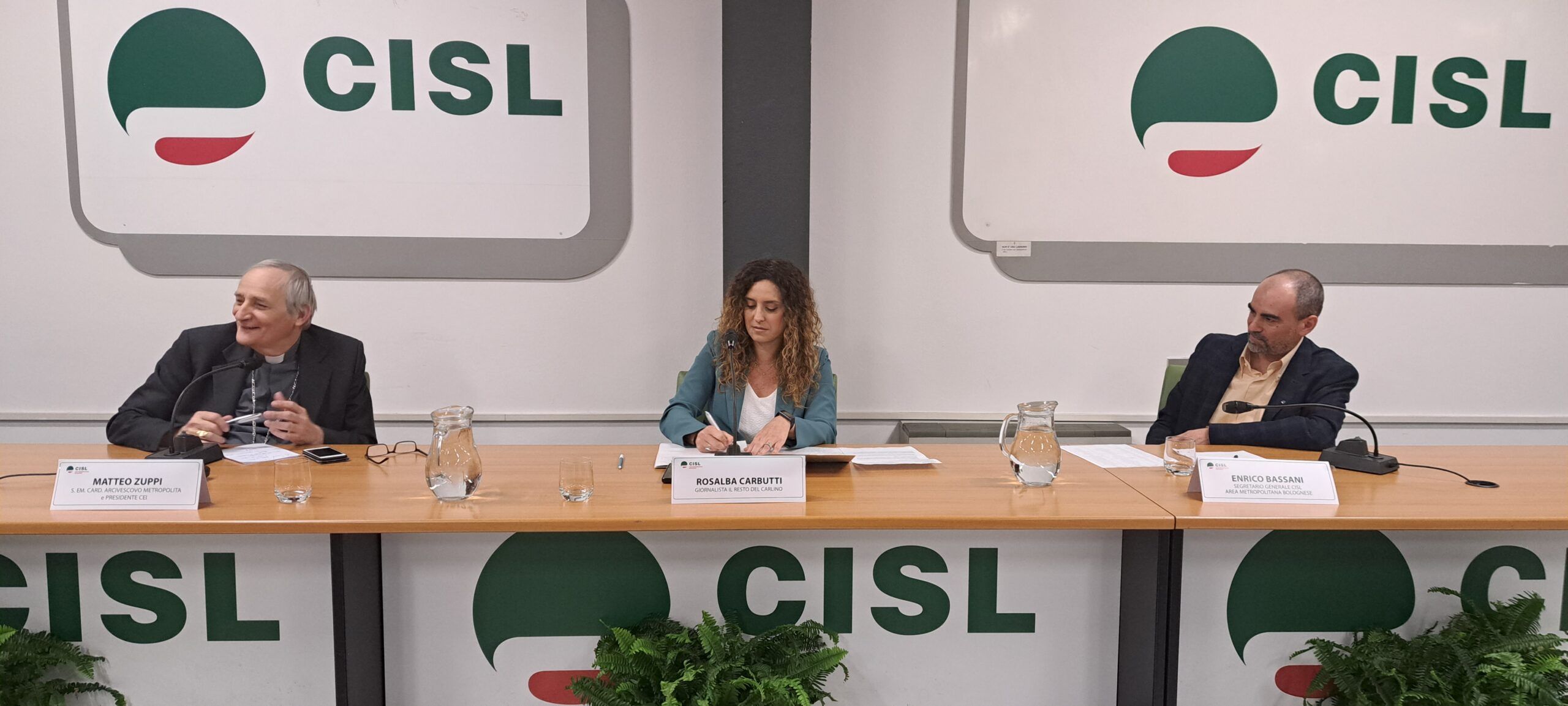 Cardinale M.Zuppi alla Cisl